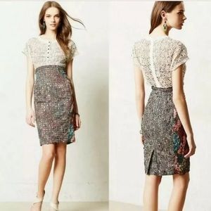 beguile byron lars anthropologie sheath dress 10